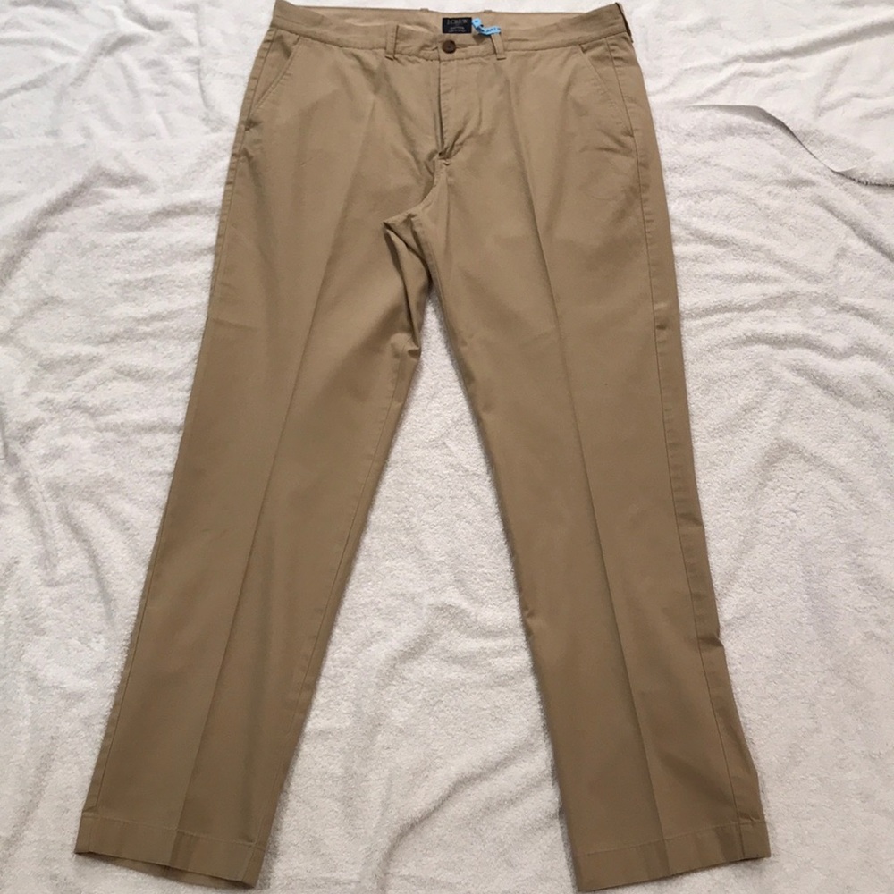 Bundle Of 3 Jcrew Sutton Summer Khakis 33”X32” - image 4